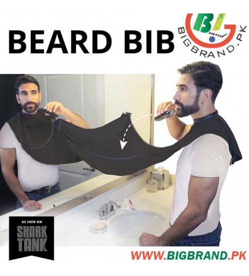 Hair Trimming Cloth Beard Bib Black